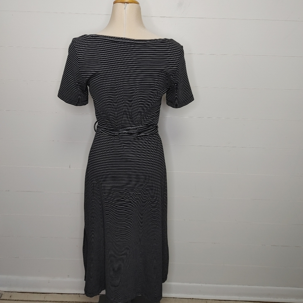 Club Monaco striped scoop neck dress size M - Picture 6 of 11